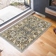 preview thumbnail 40 of 68, Superior Lille Classic Floral Medallion Indoor Runner or Area Rug 2' x 3' - Grey