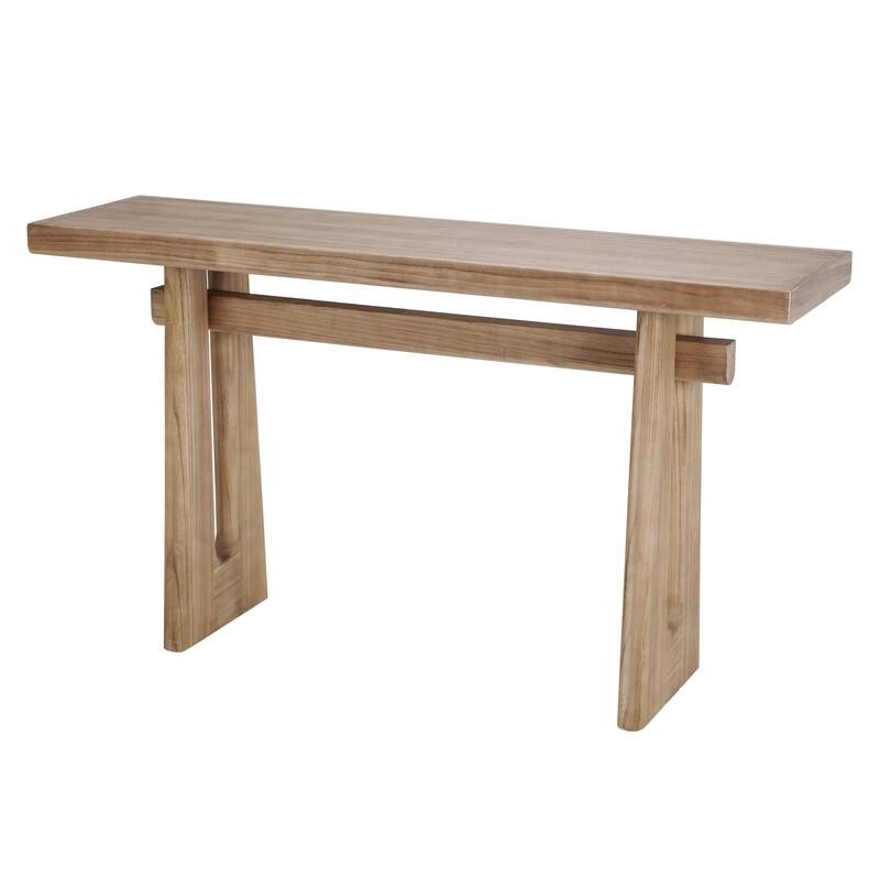Elegant Console Table with Geometric Silhouette for Living Room Entryway or Hallway Decorative Use