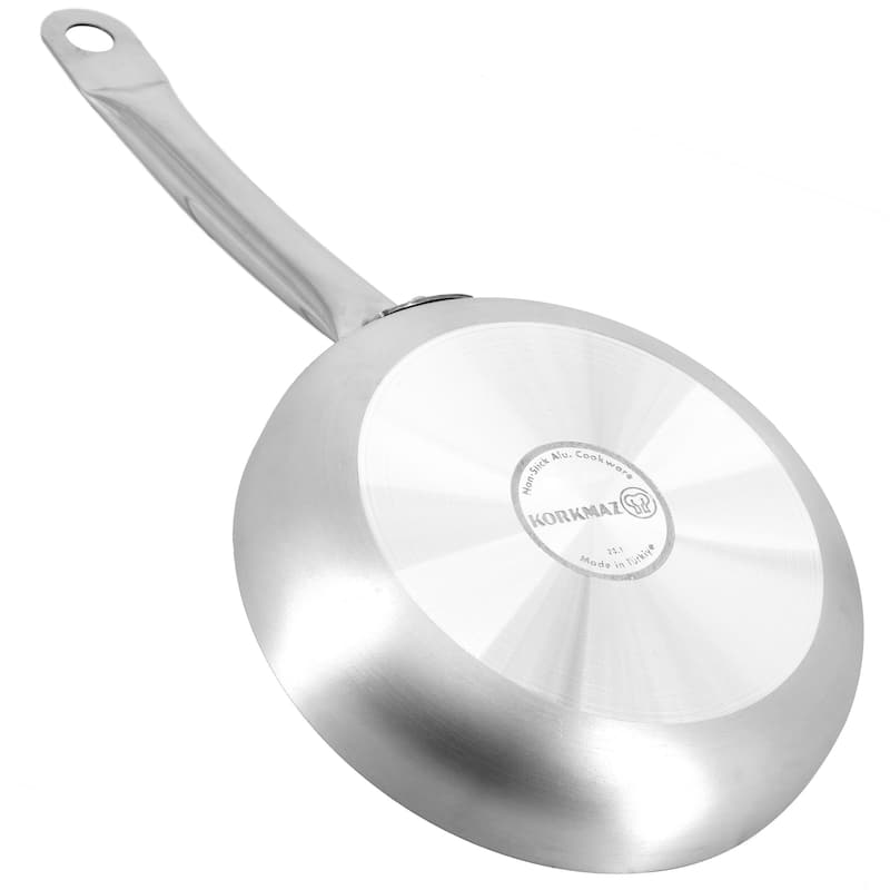 10 Inch Pro Professional Series Tava and Frypan in Brushed Silver