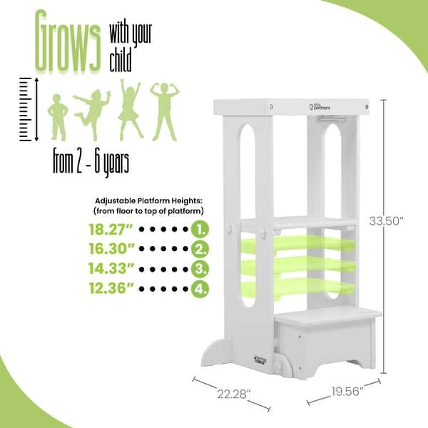 dimension image slide 4 of 7, Little Partners® Explore 'N Store Learning Tower®