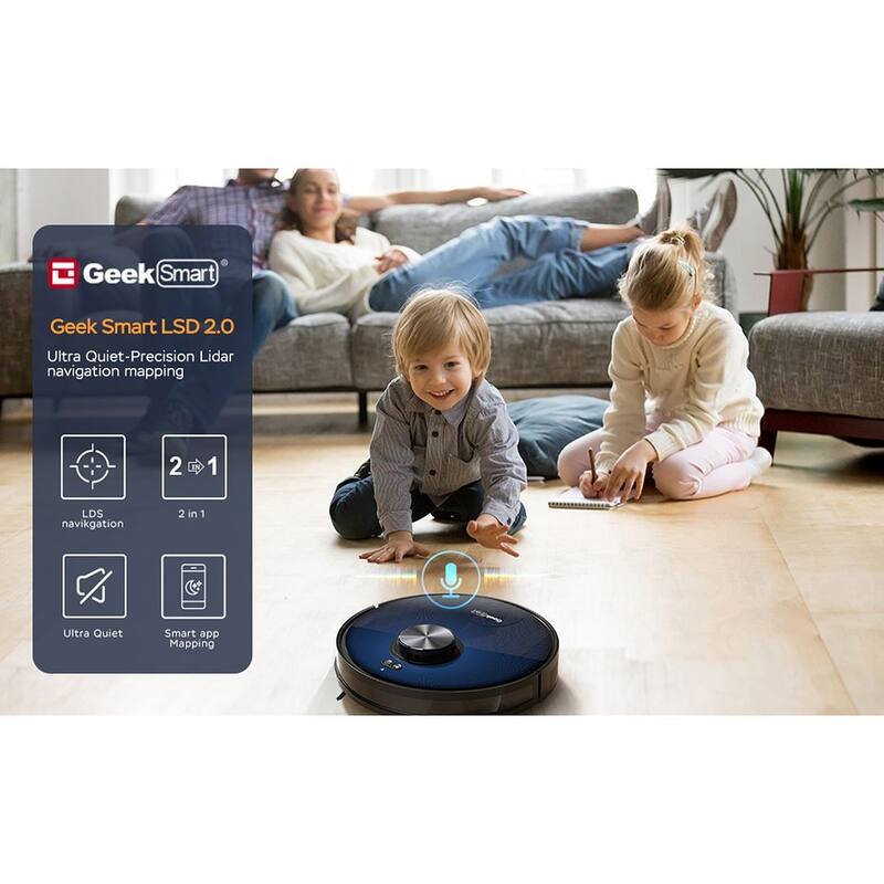 Robot Wi-Fi Connected APP Vacuum Cleaner and Mop