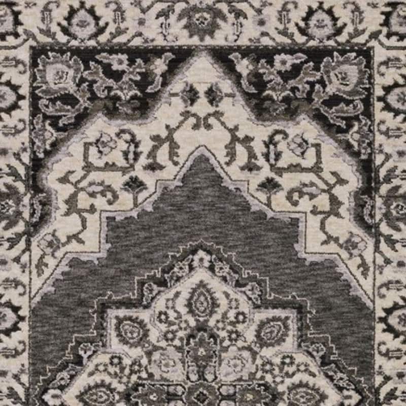 HomeRootsMedallion Traditional Rectangle Area Rug