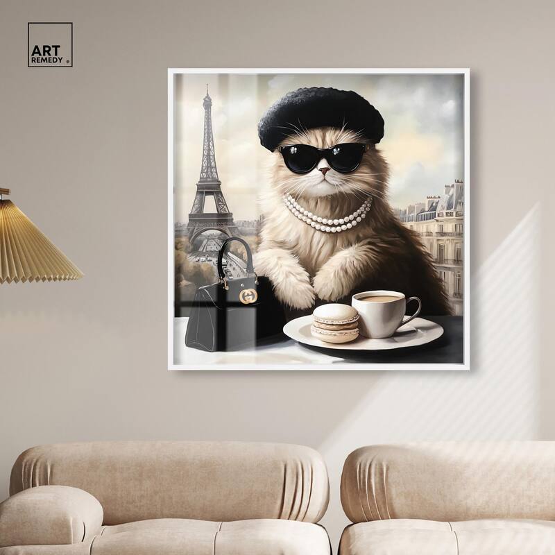 Cat in Paris Treats Shadowbox by Art Remedy