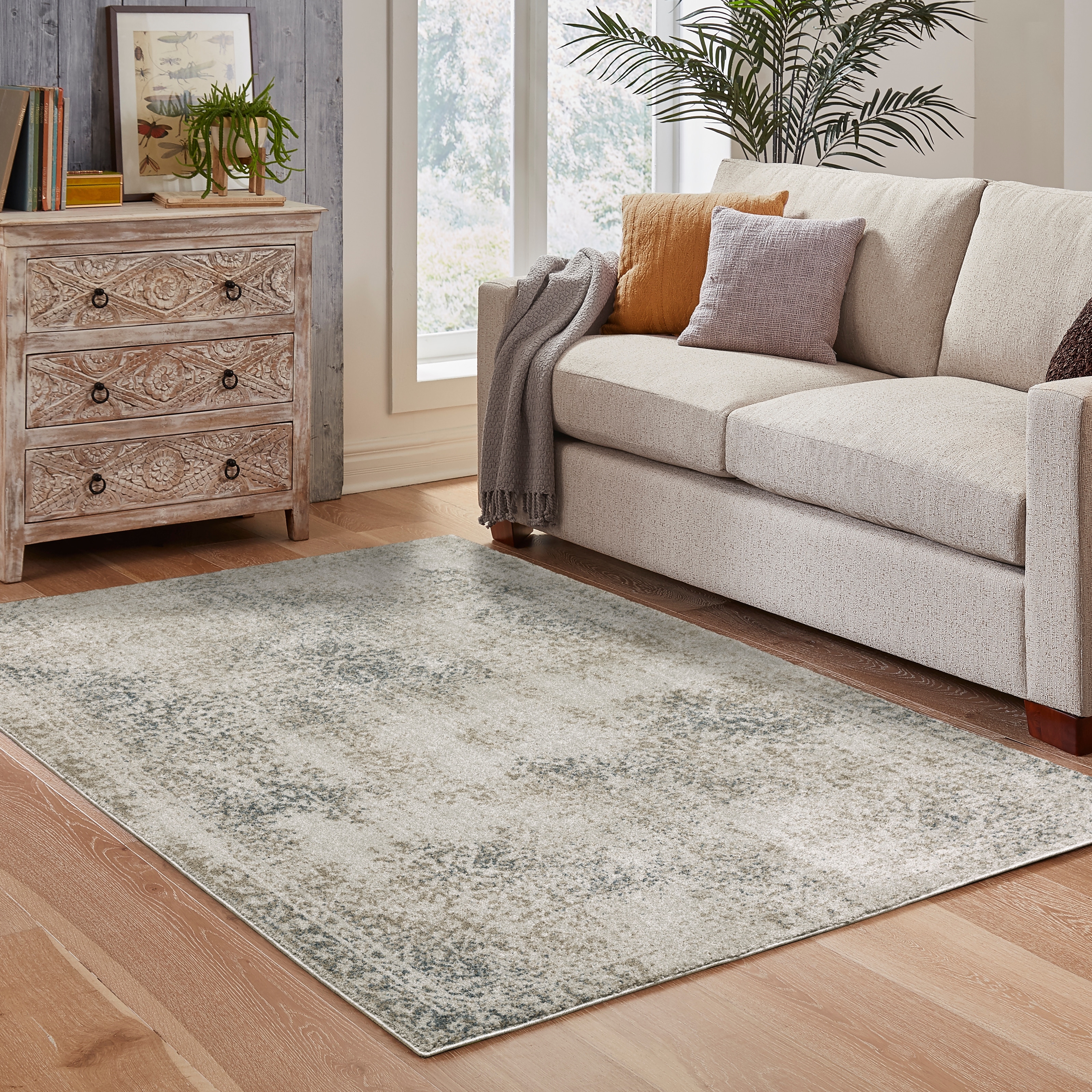 Style Haven Archer Vintage Oriental Grey/ Beige Indoor Area Rug