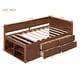 preview thumbnail 28 of 28, Twin Size Daybed with Drawers and Shelves
