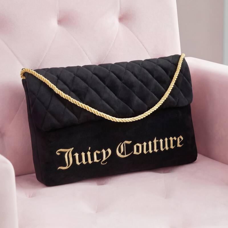 Juicy Couture Purse Pillow Decorative 1-Piece