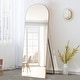 preview thumbnail 31 of 58, Arched Top Full-length Freestanding/ Leaning/ Hanging Wall Mirror Gold-59×20