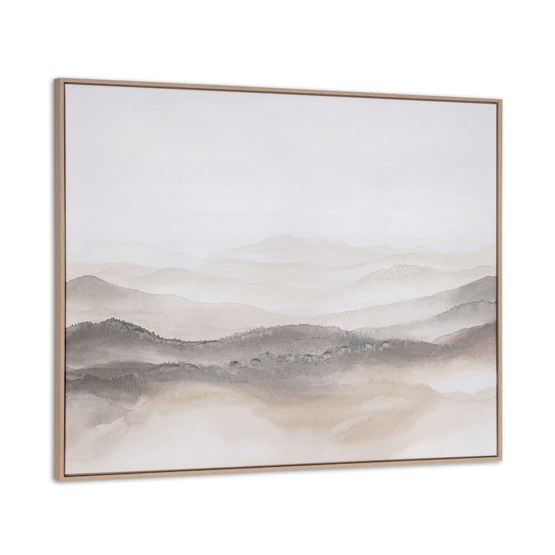 Over the Hills, Hand Painted Canvas