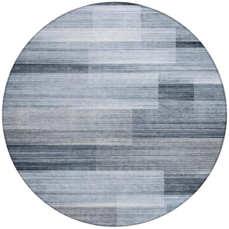 HomeRoots Striped Transitional Rectangle Outdoor Rug