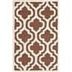 preview thumbnail 65 of 187, SAFAVIEH Handmade Cambridge Loretto Modern Moroccan Wool Rug 2' x 3' - Dark Brown/Ivory
