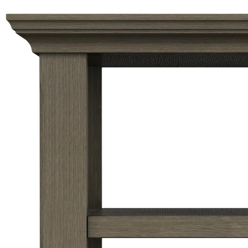 WYNDENHALL Normandy 14 inch Wide Solid Wood Transitional Narrow Side Table - 14 Inches wide
