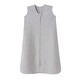 preview thumbnail 9 of 20, HALO 100% Cotton 0.5 TOG Sleepsack Wearable Blanket Heather Grey - L