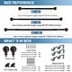 preview thumbnail 5 of 32, Round Ball Designer Double Drapery Adjustable Curtain Rod & Hardware