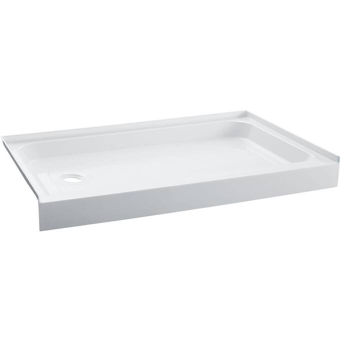 Swiss Madison Voltaire 48" x 36" Rectangular Shower Base with Single - Glossy White