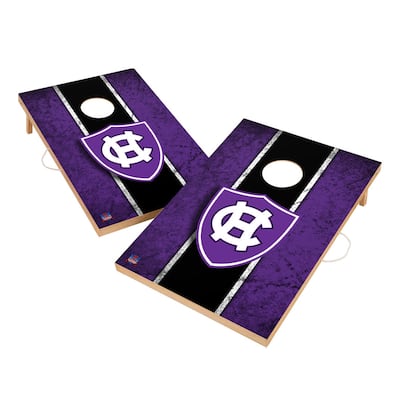 Vintage Holy Cross Crusaders 2x4 Tailgate Cornhole Boards