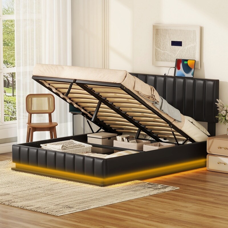 Lift up online bed base