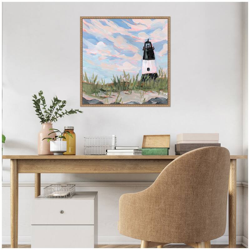 Kate and Laurel Sylvie Georgia Framed Canvas by Emily Kenney