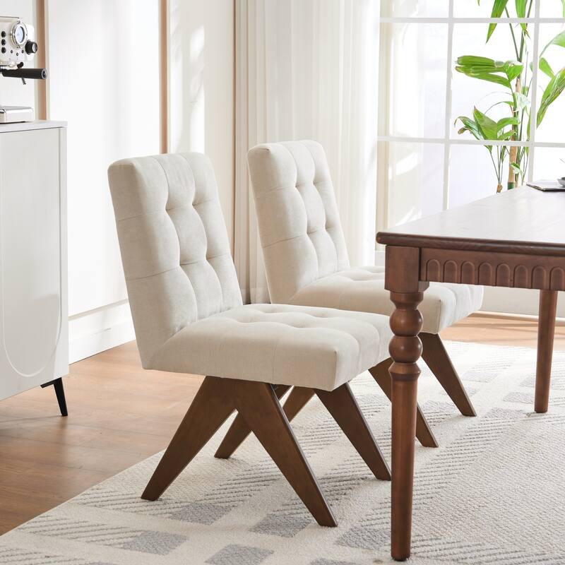 Mid Century Modern Dining Chair Set of 2