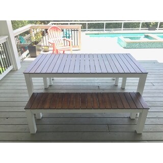 Bali Outdoor 3-piece Wood Picnic Set by Christopher Knight Home