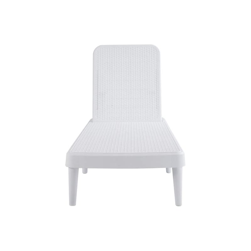 Mahina Resin Outdoor Chaise Lounge Chair by Havenside Home - White