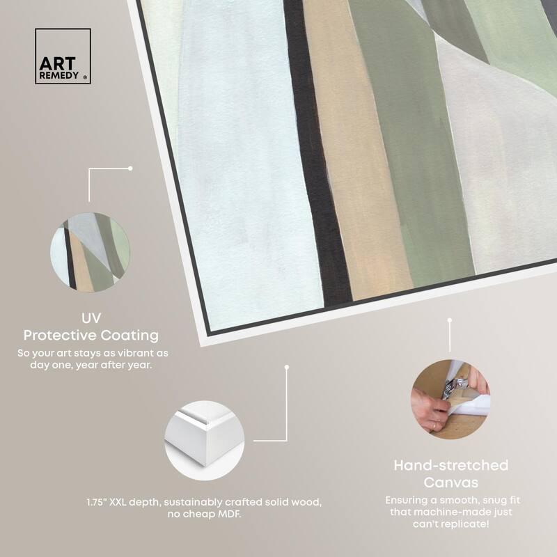 Abstract Fragments I Canvas by Art Remedy