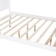 preview thumbnail 7 of 7, Queen Size Canopy Platform Bed with Headboard and Footboard, Slat Support