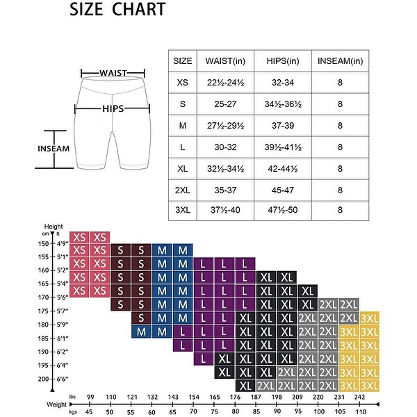 BALEAF Women's 8" High Waist Tummy Control Workout Yoga Shorts Side Pockets R... - X-Small
