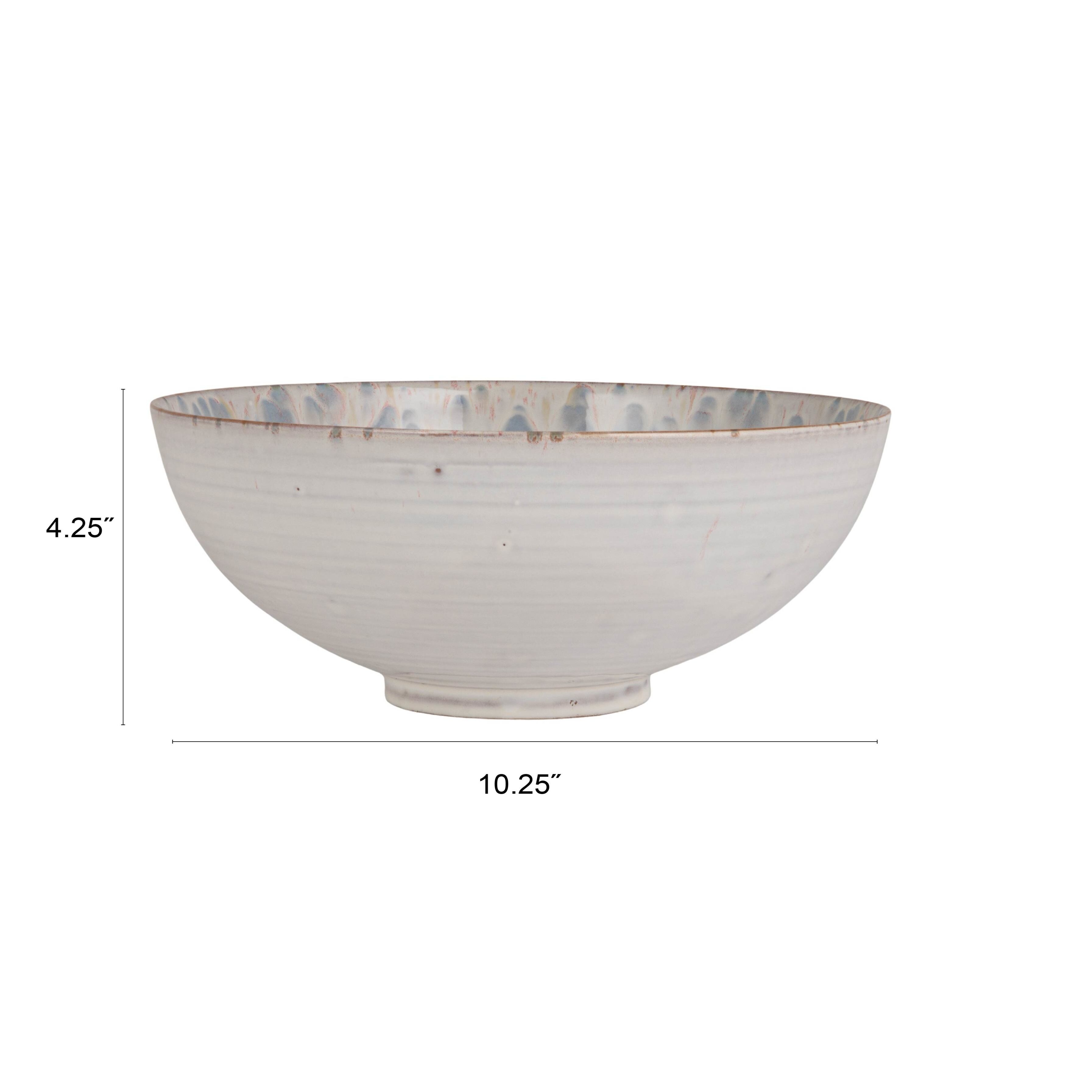 Stoneware Serving Bowl in Reactive Glaze Overstock 43171386