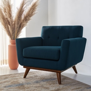 SAFAVIEH Couture Opal Mid-Century Modern Tufted Arm Chair