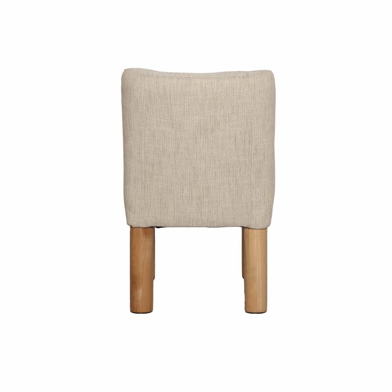 Austin Upholstered Dining Chair, Tweed Natural (Set of 2)