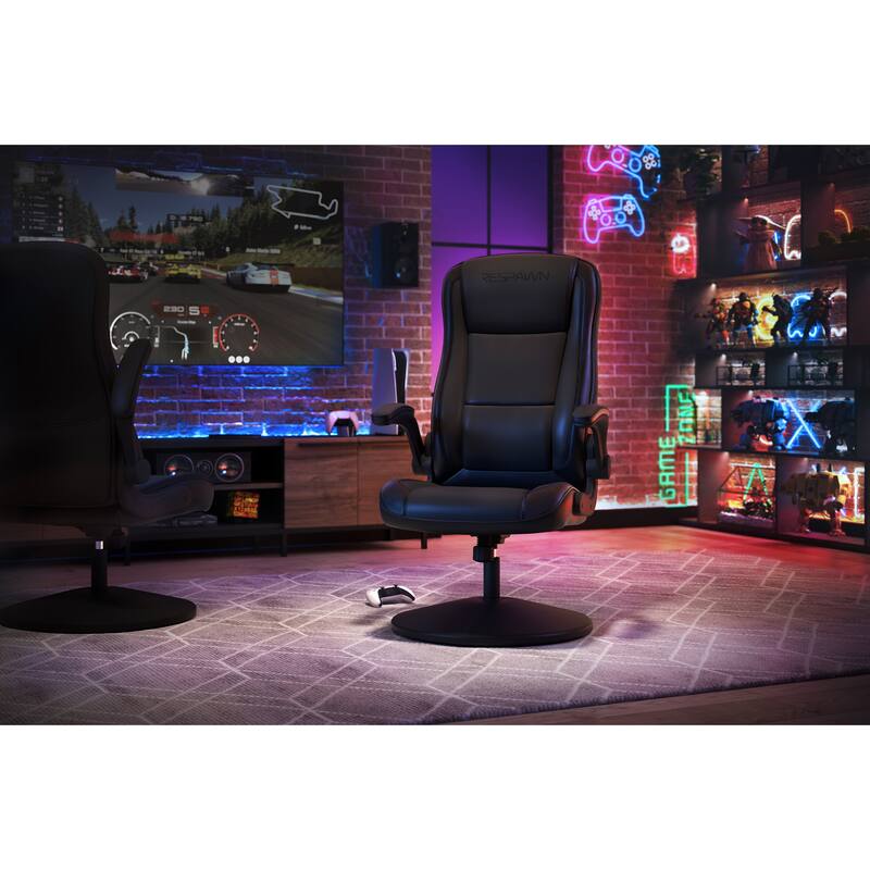 RESPAWN 800 Gaming Chair Floor, Swivel Rocker Gaming Chair, High Back Ergonomic Floor Gaming Chair for Kids and Adults