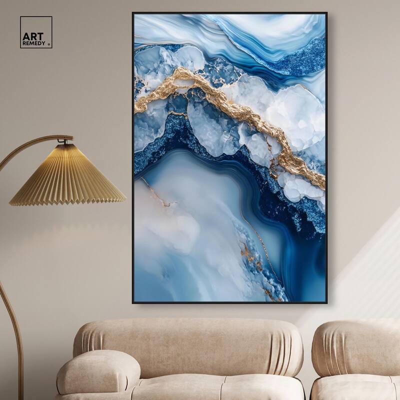 Molten Topaz II Canvas by Art Remedy
