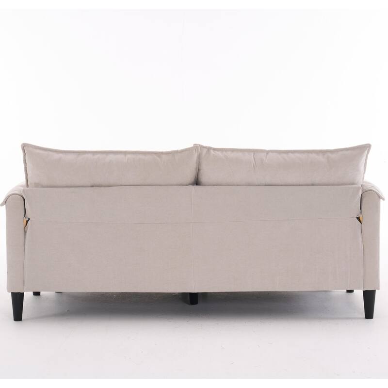 2-Seater U-Shaped Convertible Combination Sofa with Footstools and Storage