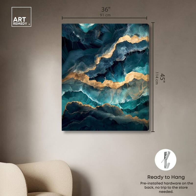 Power Edge I Canvas by Art Remedy, Gallery Wrapped