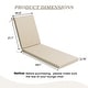 preview thumbnail 34 of 135, Pellebant Outdoor Patio Chaise Lounge Cushion