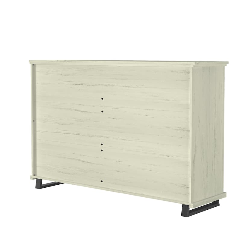 Farmhouse 4-Piece Bedroom Set - 2 Nightstand, 1 Chest and 1 Dresser
