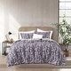 preview thumbnail 1 of 3, Nanshing Juniper 2-3 Piece Floral Comforter Set Purple - Full