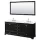 Option Dark Espresso, Chrome Trim, White Quartz Top