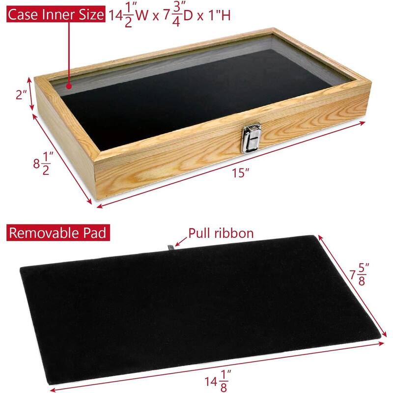 Wooden Jewelry Display Case, Jewelry Organizer Case