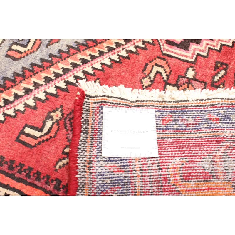 ECARPETGALLERY Hand-knotted Andelz Red Wool Rug - 4'8 x 6'11