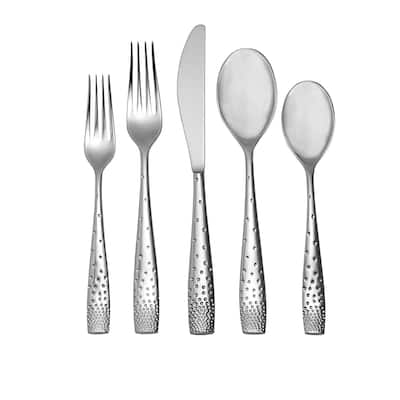 Nambe Tilt Dazzle 45 Piece Flatware Set Service for 8 Hostess Set - 45 piece
