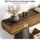 preview thumbnail 26 of 47, Farmhouse 2-Tier Entryway Table for Living Room, Hallway, Foyer