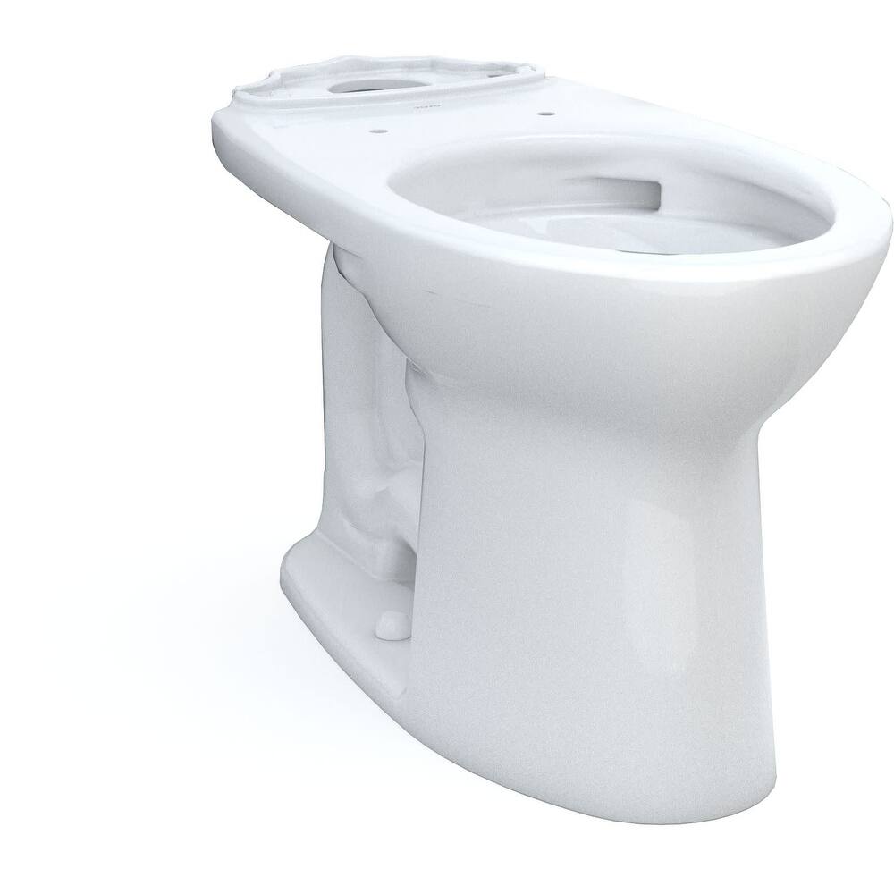 TOTO Drake Elongated Universal Height Tornado Flush Toilet Bowl with
