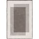 preview thumbnail 5 of 12, SAFAVIEH Audrey Klasiene Modern Contemporary Rug 4' x 6' - Dark Grey/Ivory - Rectangle
