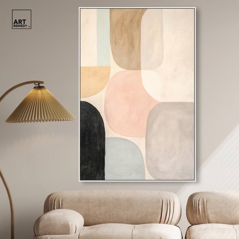 Soft Cubism II Canvas by Art Remedy