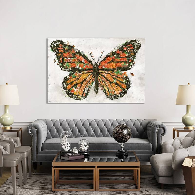 iCanvas "Monarch Butterfly" by Barrett Biggers Canvas Print