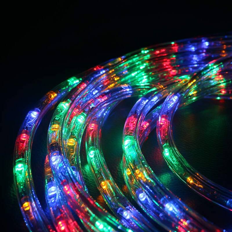 Ainfox 150ft LED Rope Light In/Outdoor Christmas Decorative Party Lighting