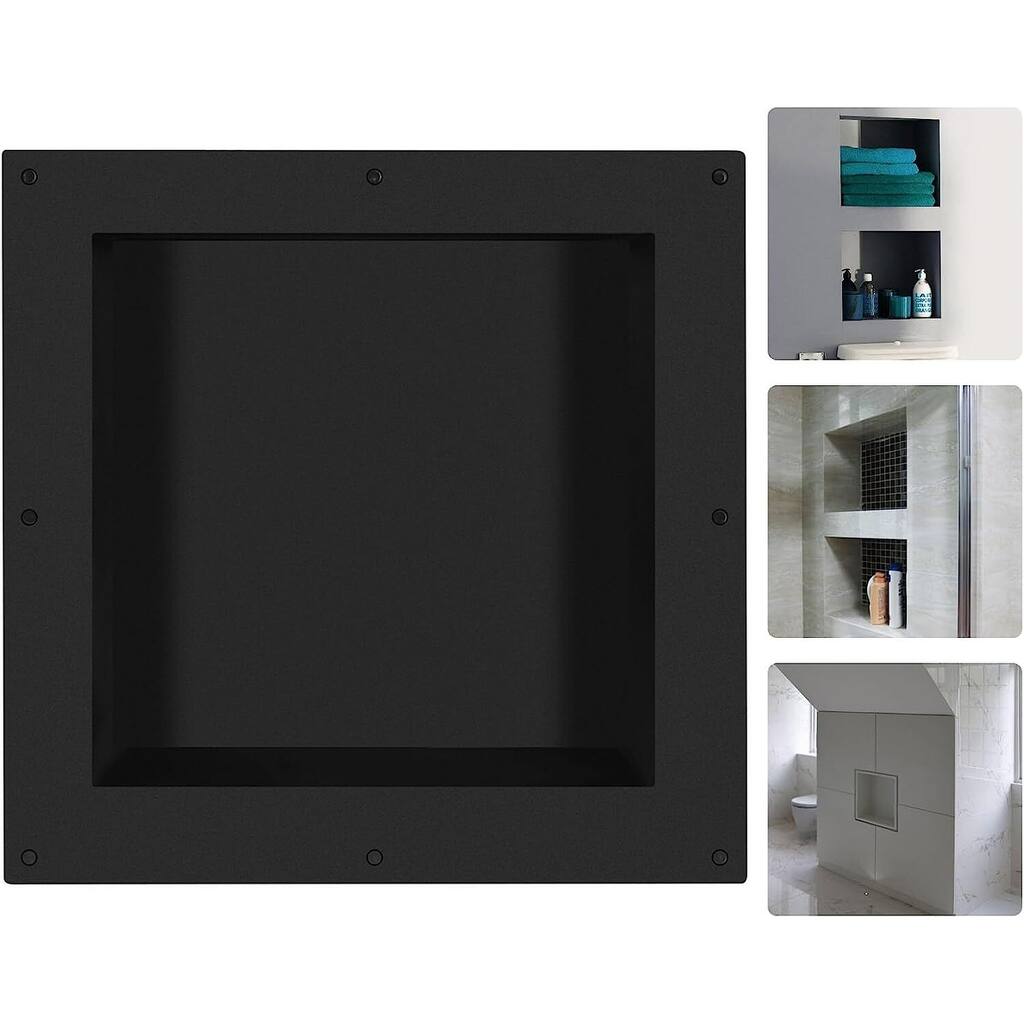 16" x 16" Recessed Shower Niche Ready for Tile,Single Shelf Square Niche, Niche for Shower Wall, Bathroom