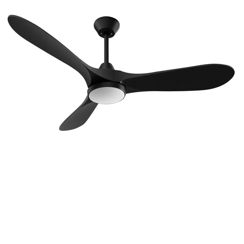 Sofucor 52 Inch Ceiling Fans with Lights and Remote Control,Quiet Noiseless Reversible DC Motor,6 Speeds,Timers,3 ABS Blades