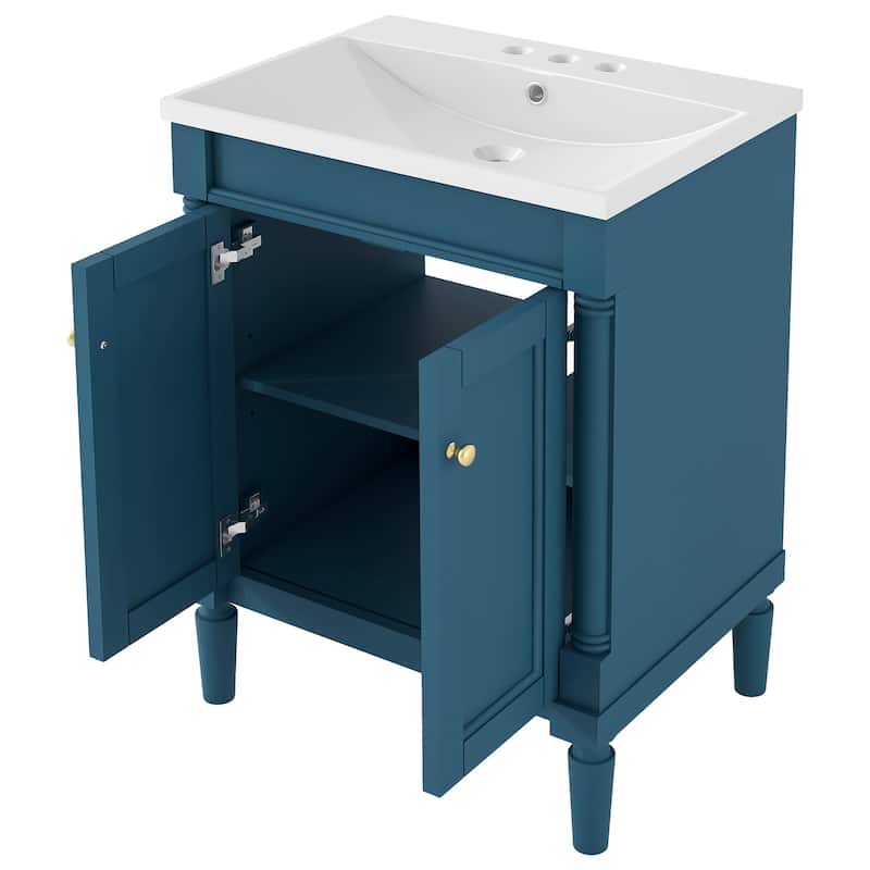 24"Bathroom Vanity with Top Sink